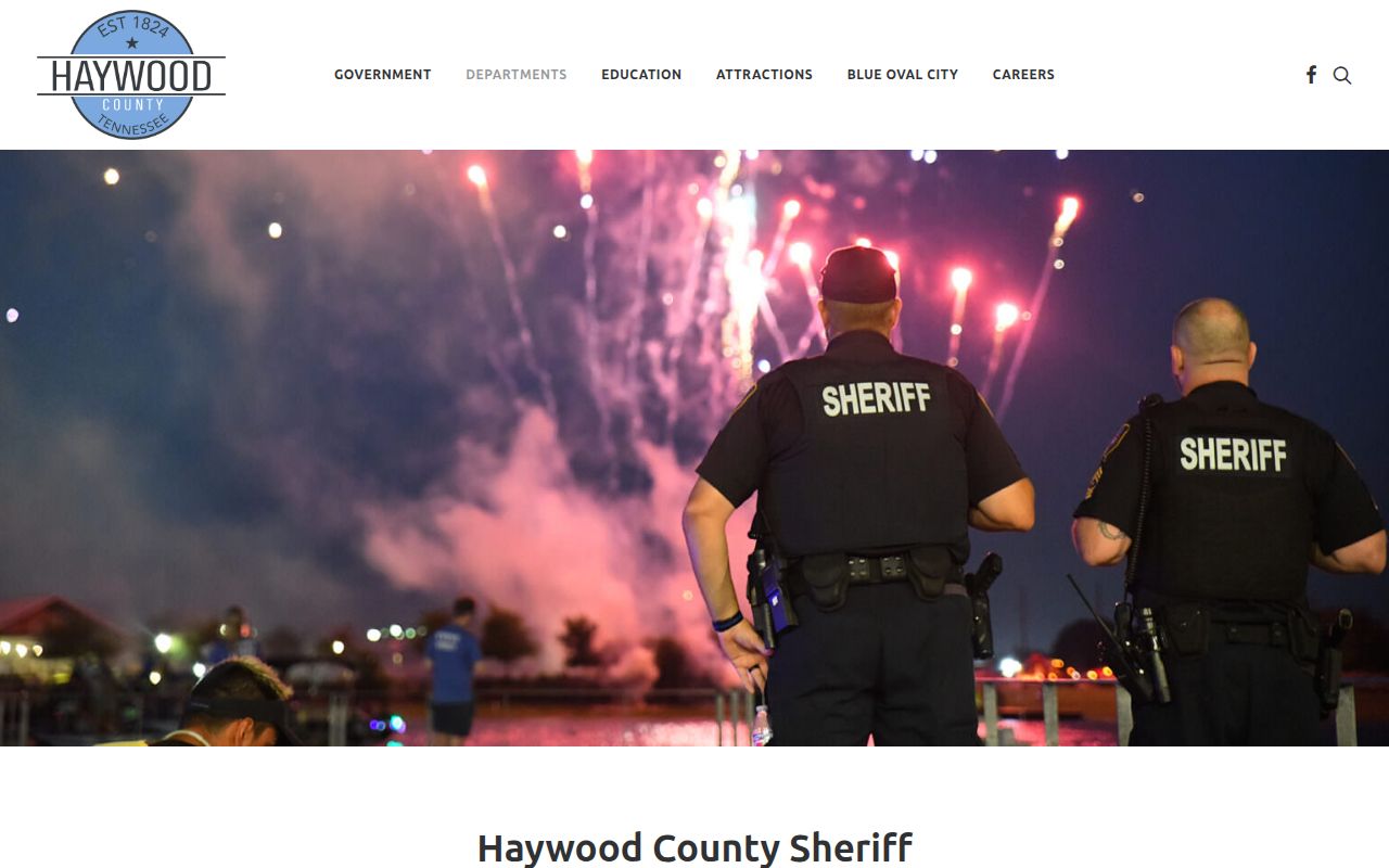 Haywood County arrest warrant search, Sheriff's Office contact and policy